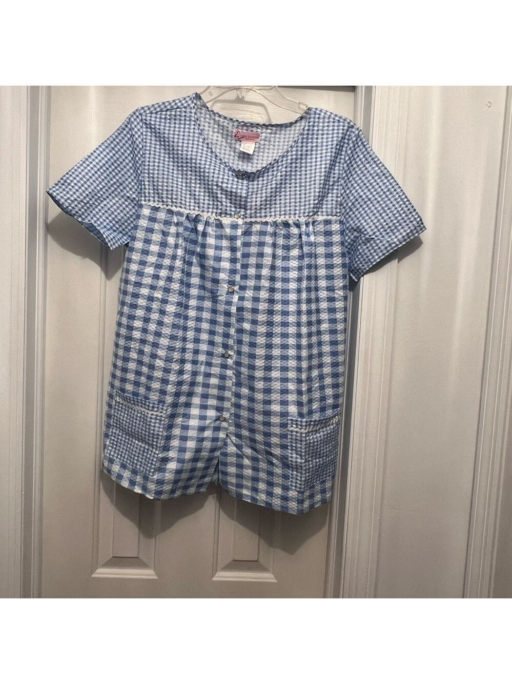 Lati Fashion vintage sleepwear bed jacket. Size L.Grannycore, Cottagecore.